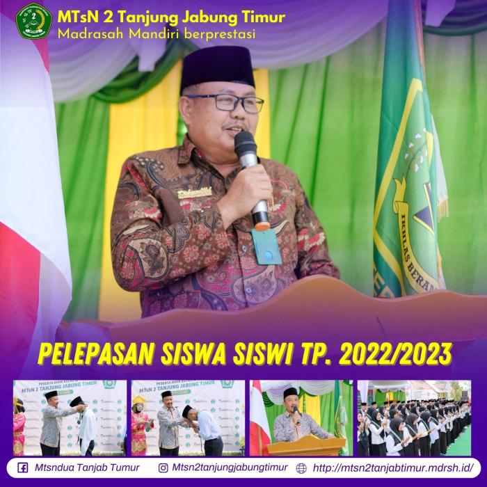 TASYAKURAN DAN PELEPASAN SISWA-SISWI KELAS IX MTsN 2 TANJUNG JABUNG TIMUR TASYAKURAN DAN PELEPASAN SISWA-SISWI KELAS IX MTsN 2 TANJUNG JABUNG TIMUR