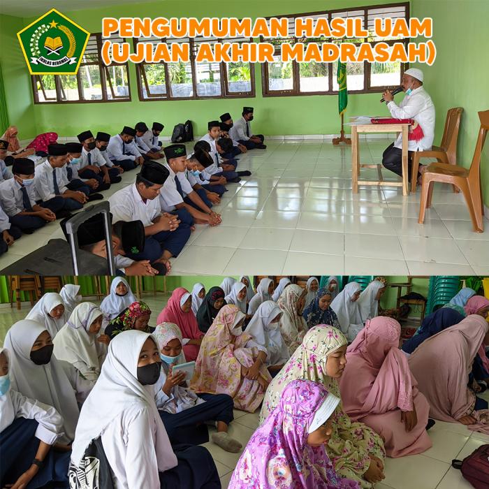 PENGUMUMAN HASIL UJIAN AKHIR MADRASAH