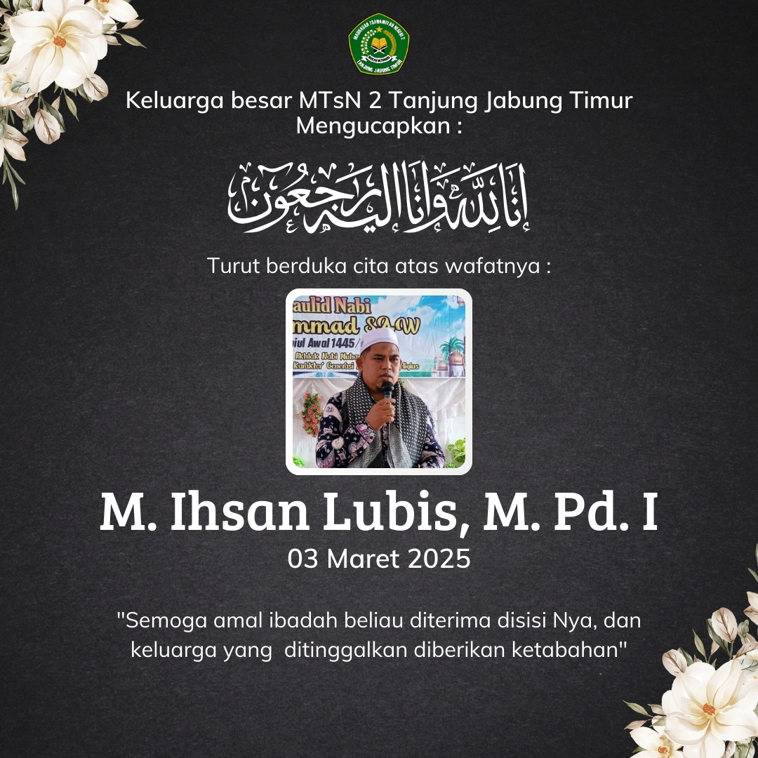 Berita Duka: M. Ihsan Lubis, M.Pd.I. Berpulang ke Rahmatullah