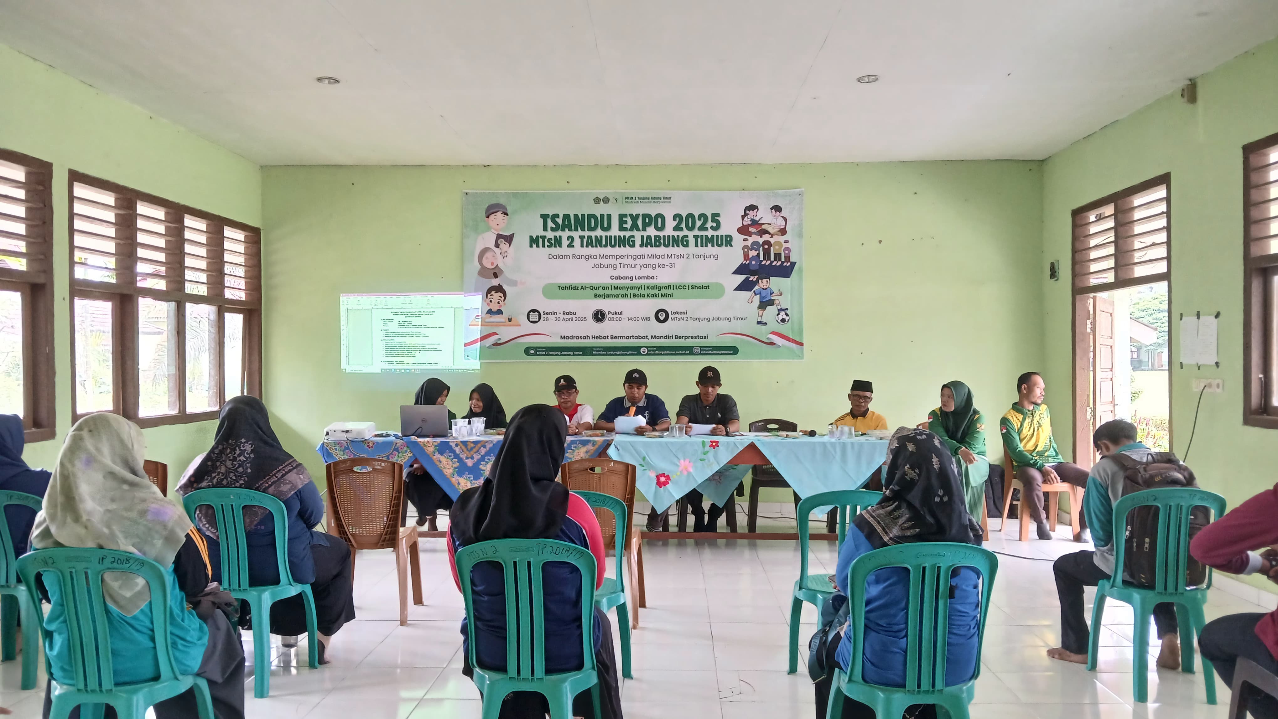 Persiapan Matang Menuju TSANDU EXPO 2025, MTsN 2 Tanjung Jabung Timur Gelar Technical Meeting Persiapan Matang Menuju TSANDU EXPO 2025, MTsN 2 Tanjung Jabung Timur Gelar Technical Meeting